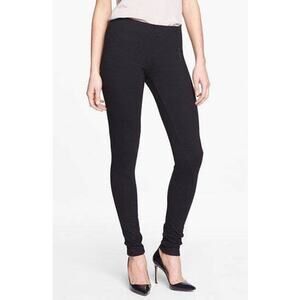 Theory Black Reedell Twill Side Zipper Skinny Moto Dress Pants Size 4